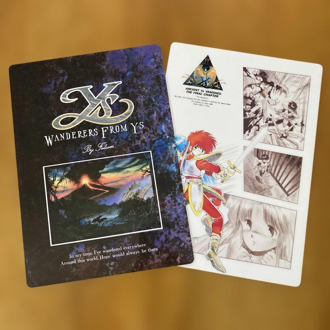 Wanderers from Ys(イース3)楽譜集、下敷きセット