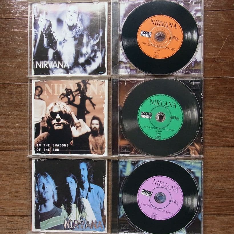 NIRVANA ライブ & デモ CD 3枚セット KTS ニルヴァーナ