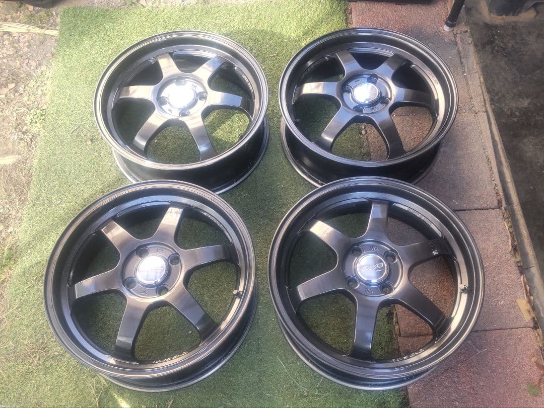 RAYS TE37 KCR 16/4H/100 ホイール４本