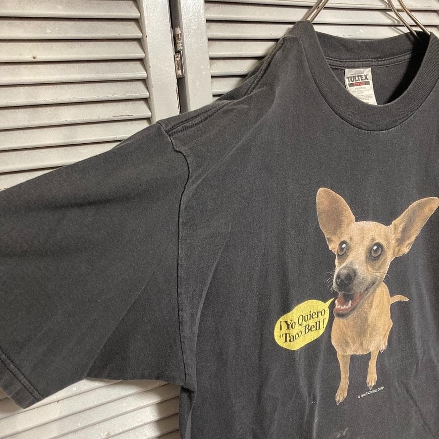ホ*ド様 BFKL アニマル Tシャツ ビンテージ 古着 90s 黒 タコベル