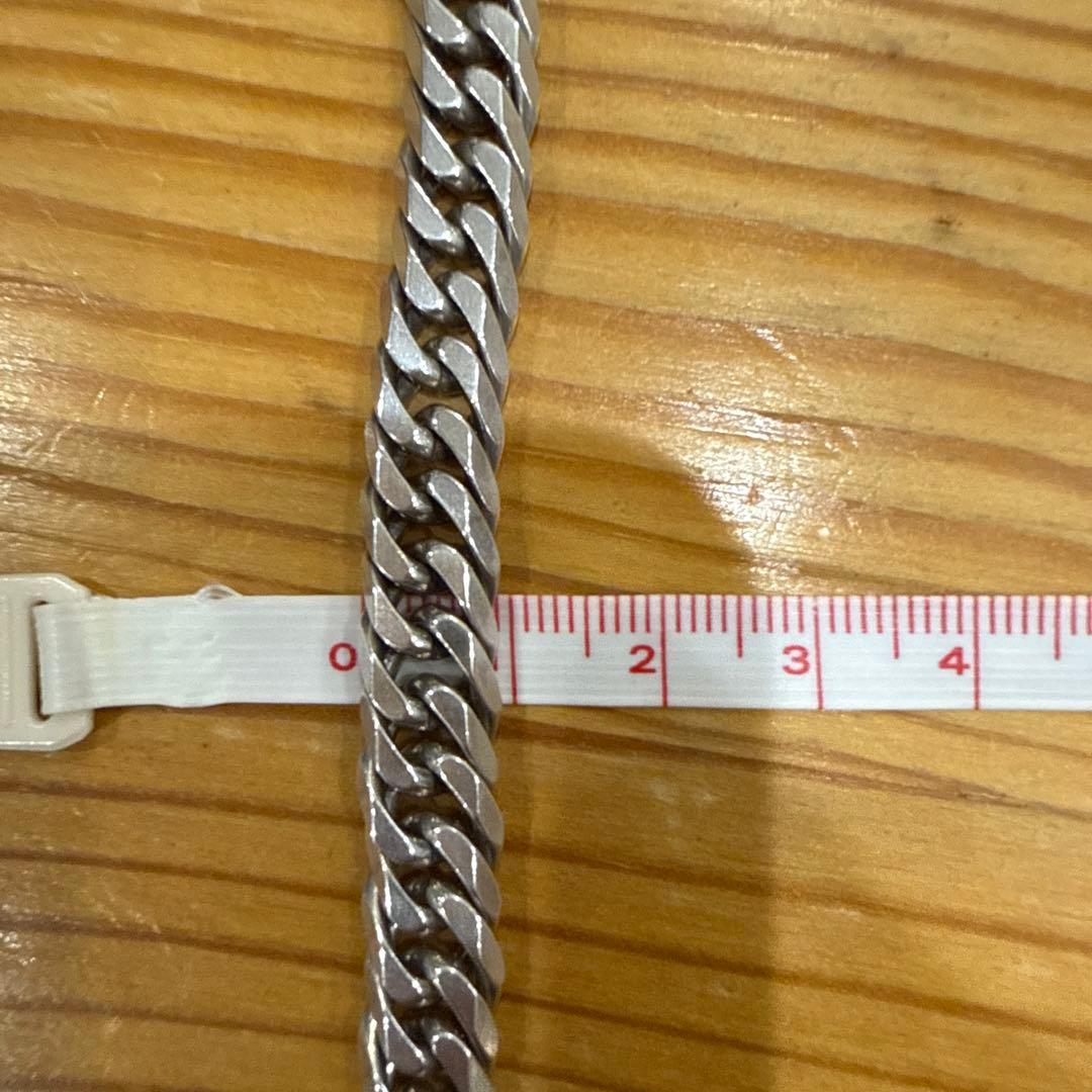 シルバー925 6面Ｗ喜平ネックレス 60cm 100g